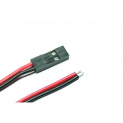 2-wire cable, Red Black  (1m)
